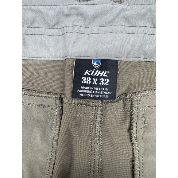 Kuhl Resistor Chino Pants Brown Outdoors Hiking Performance Measures 38x30 - Picture 3 of 13